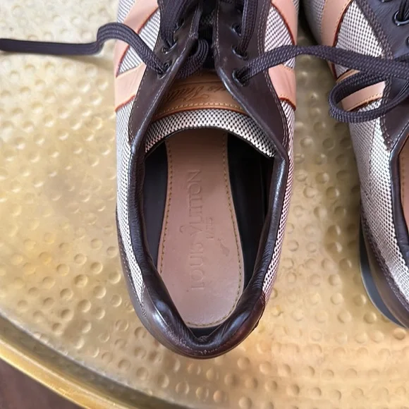 Authentic Vintage Louis Vuitton Leather Printed Sneakers - Picture 5 of 10